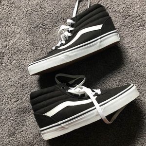 Black high top vans